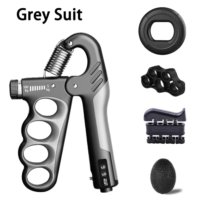 5-60/100/150Kg Grip Strengthener, Adjustable Muscle Recovery Fitness Gripper