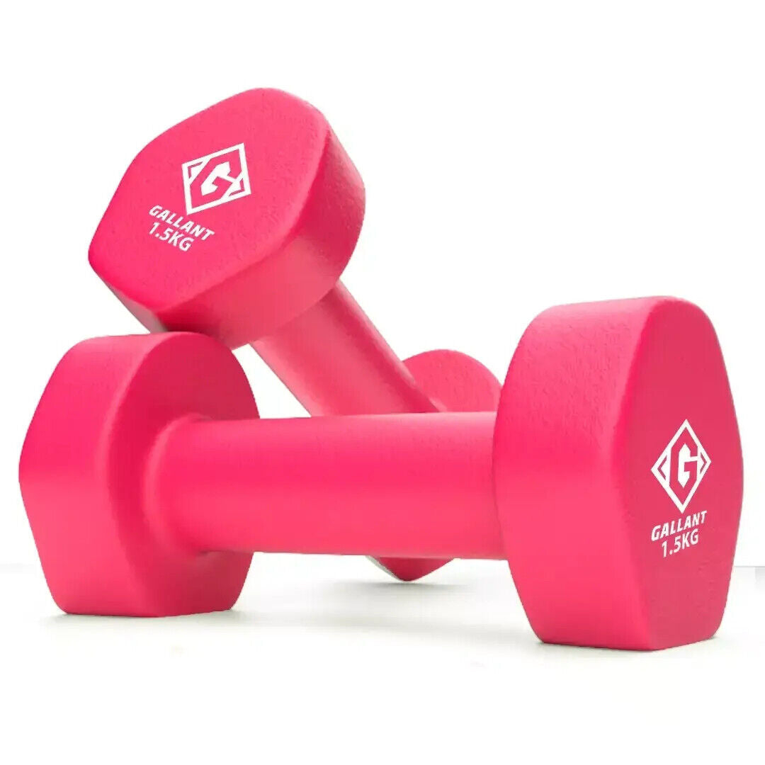 Neoprene Dumbbells (Pair) – Hand Weights for Home & Fitness Training