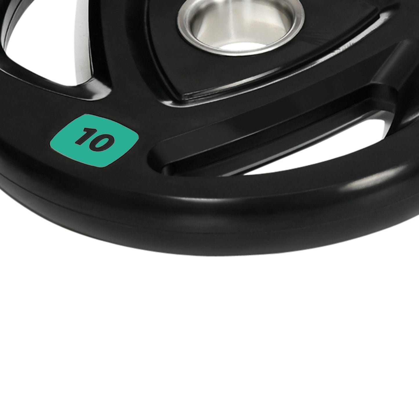 2 x 10KG Olympic Weight Plates – Tri-Grip Design (5cm Hole)