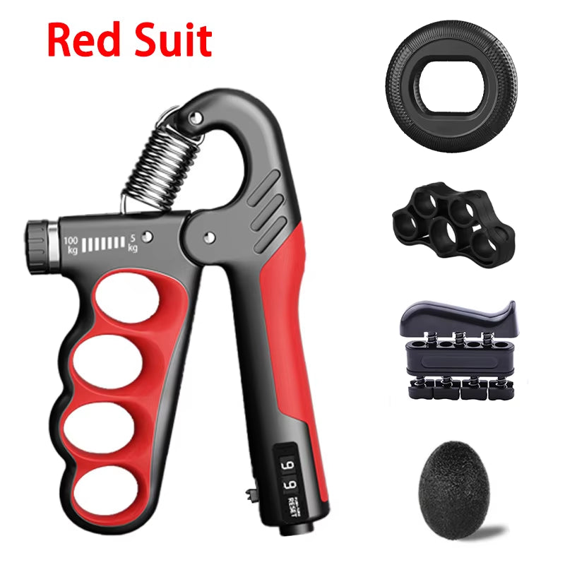 5-60/100/150Kg Grip Strengthener, Adjustable Muscle Recovery Fitness Gripper