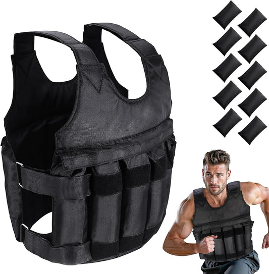 Weighted Vest (5–20KG) – Adjustable Training Vest for Running & Strength Workouts