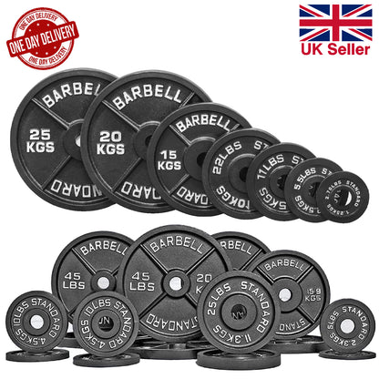 Cast Iron Weight Plates (Pair) – 2” Olympic Barbell Plates  🔹 SEO Optimised
