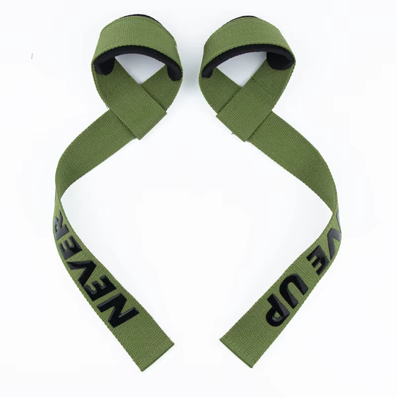 1Pair Non-Slip Strap Gym Dumbbell Workout Weights Lifting Straps Crossfit Fitness Equipment Wrist Wrap Lift Exercise Training