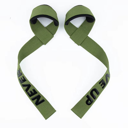 1Pair Non-Slip Strap Gym Dumbbell Workout Weights Lifting Straps Crossfit Fitness Equipment Wrist Wrap Lift Exercise Training