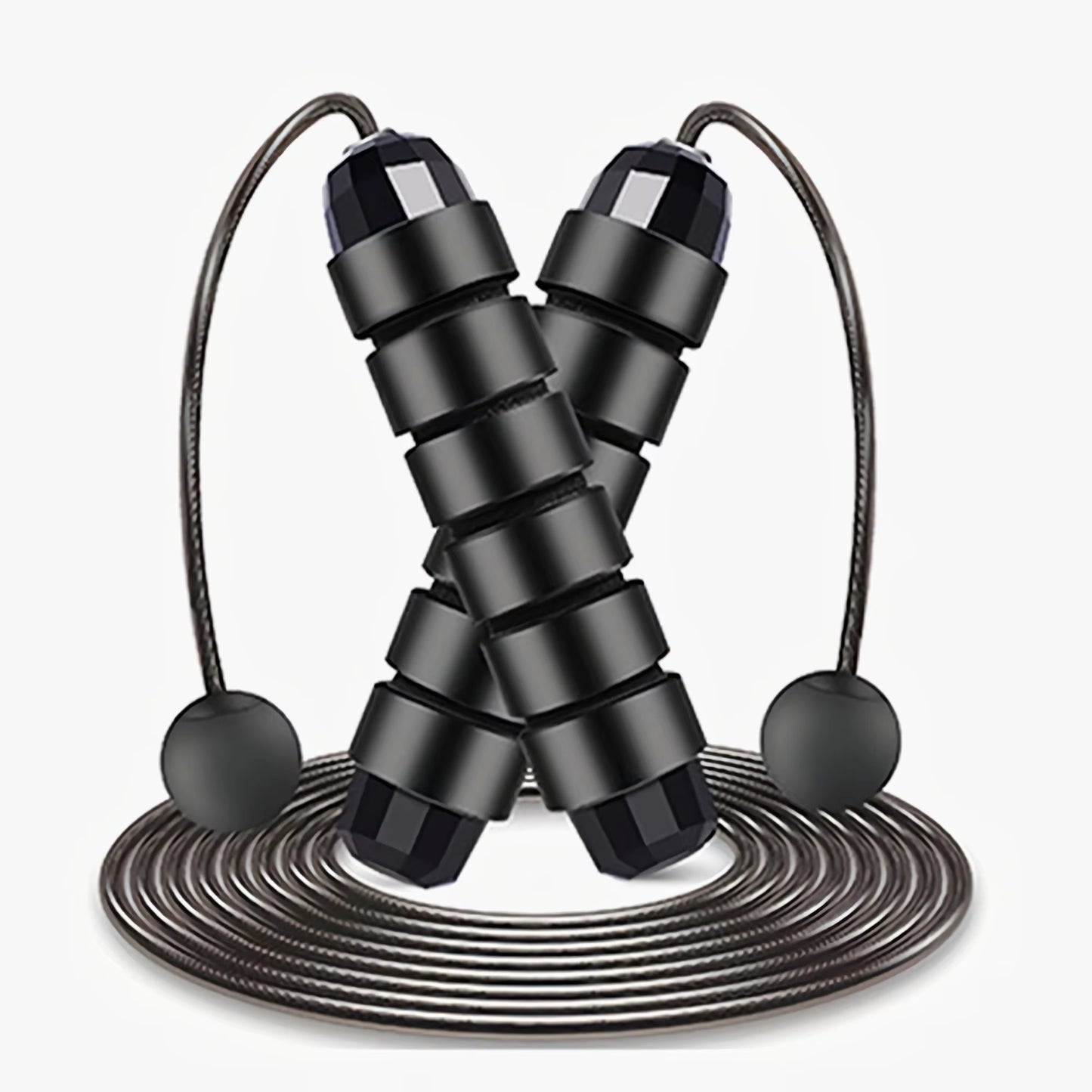 Speed Jump Rope – Adjustable Tangle-Free Rope with Foam Handles