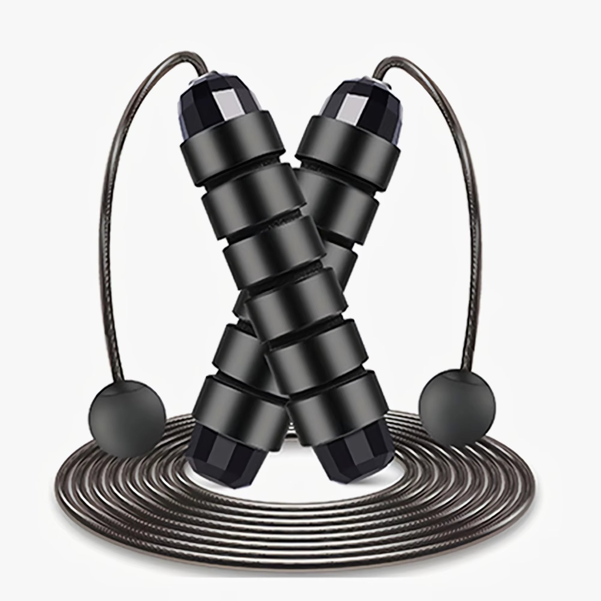 Speed Jump Rope – Adjustable Tangle-Free Rope with Foam Handles