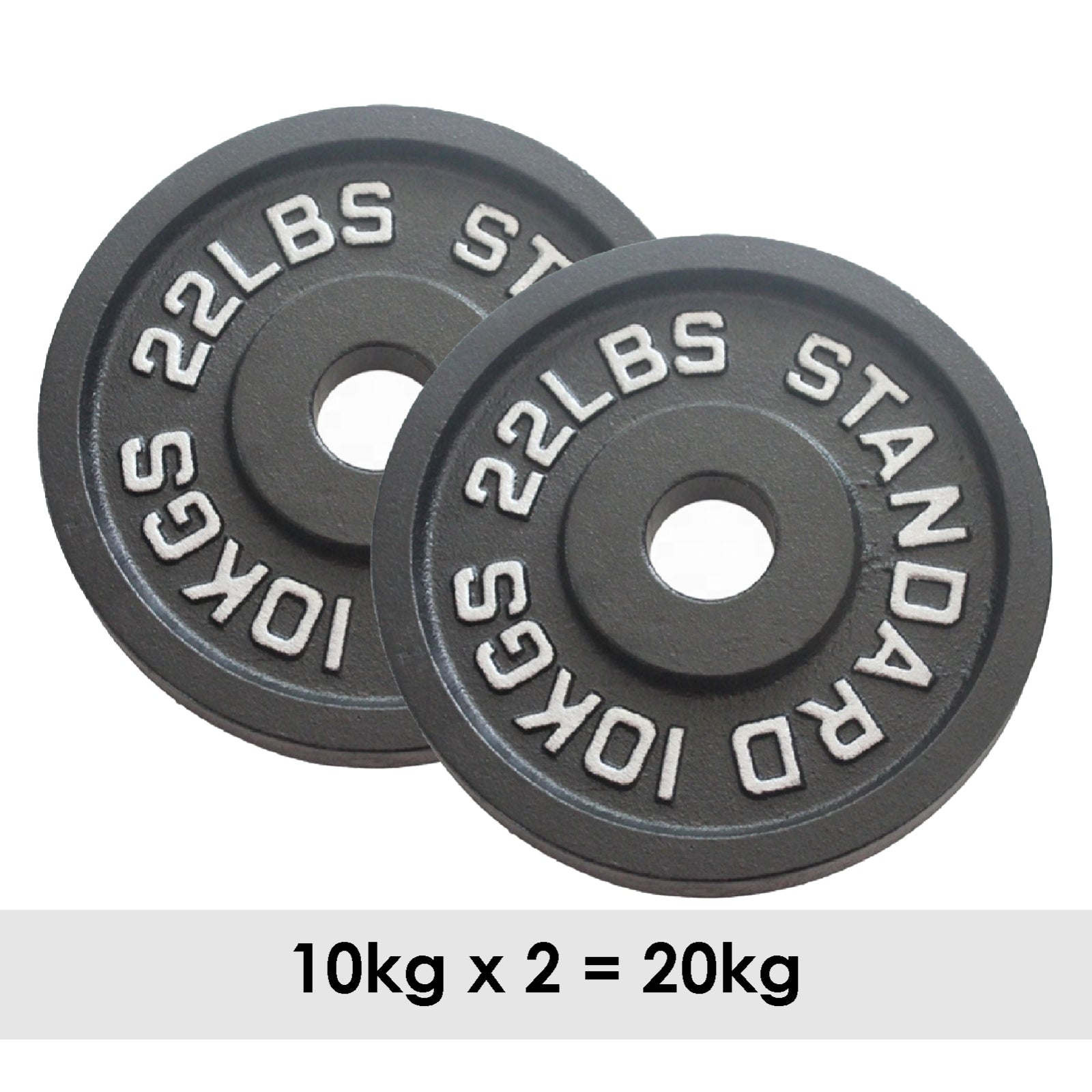 Cast Iron Weight Plates (Pair) – 2” Olympic Barbell Plates  🔹 SEO Optimised