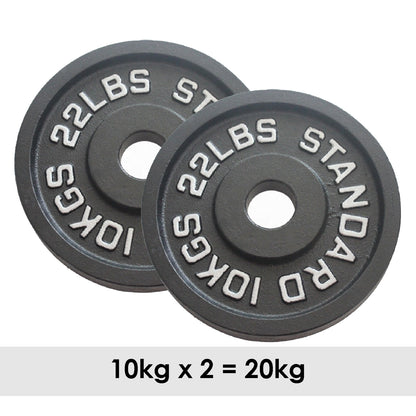 Cast Iron Weight Plates (Pair) – 2” Olympic Barbell Plates  🔹 SEO Optimised