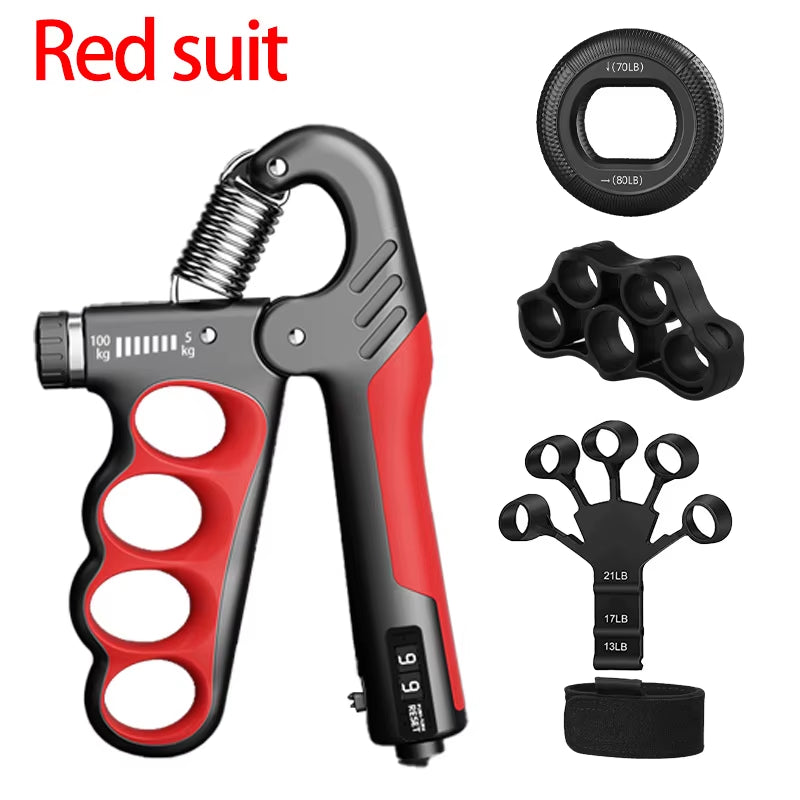 5-60/100/150Kg Grip Strengthener, Adjustable Muscle Recovery Fitness Gripper