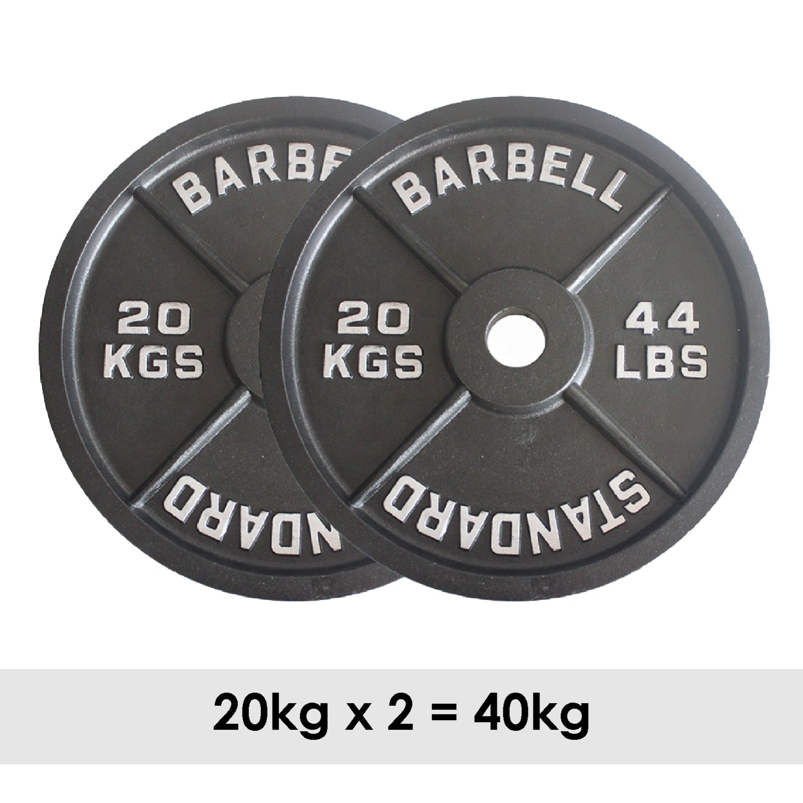 Cast Iron Weight Plates (Pair) – 2” Olympic Barbell Plates  🔹 SEO Optimised