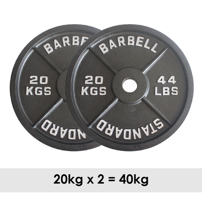 Cast Iron Weight Plates (Pair) – 2” Olympic Barbell Plates  🔹 SEO Optimised