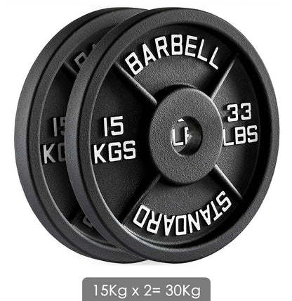 Cast Iron Weight Plates (Pair) – 2” Olympic Barbell Plates  🔹 SEO Optimised