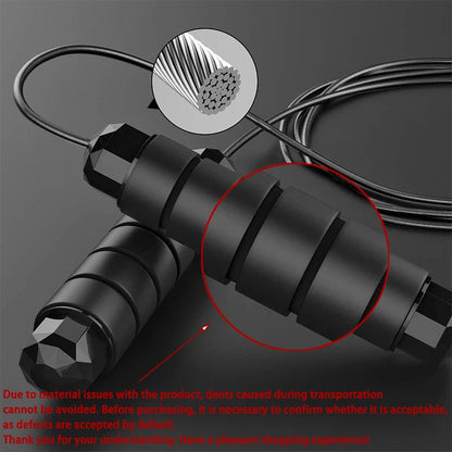 Speed Jump Rope – Adjustable Tangle-Free Rope with Foam Handles