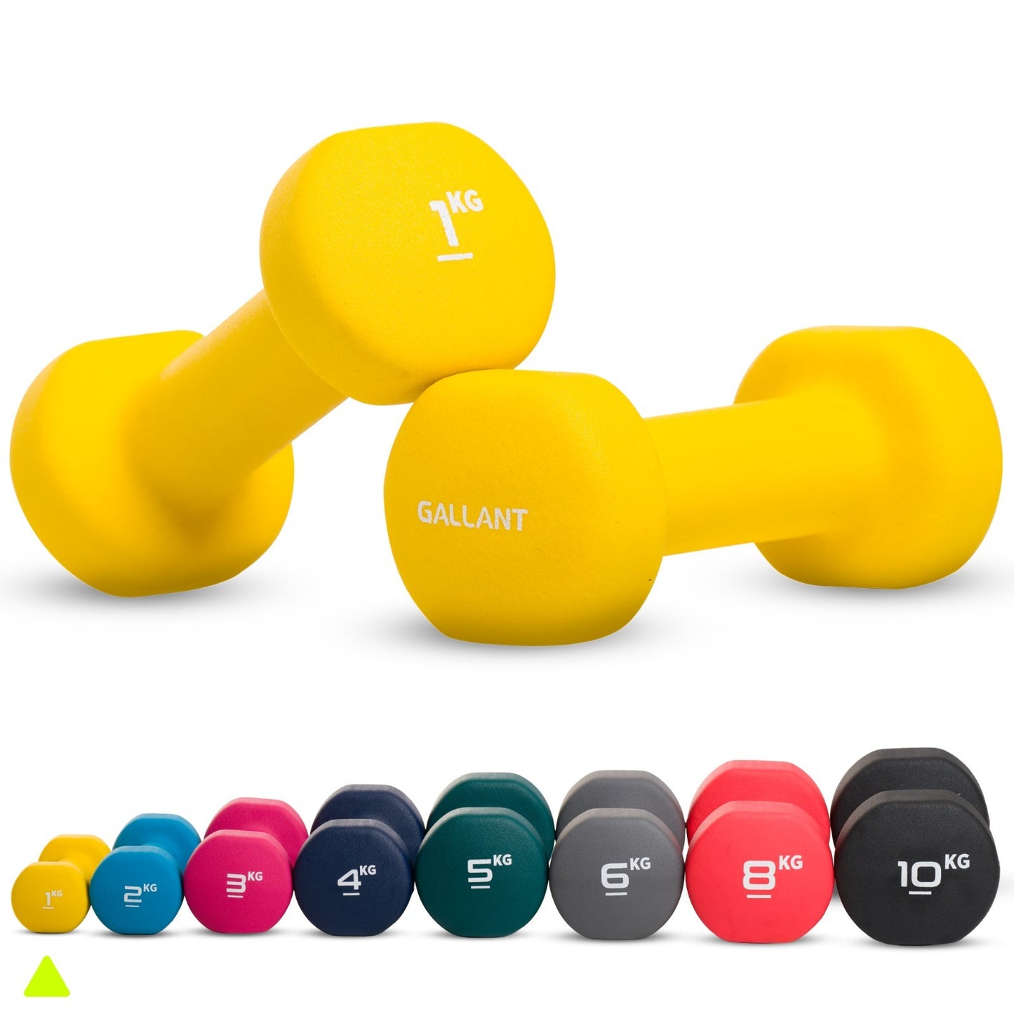 Neoprene Dumbbells (Pair) – Hand Weights for Home & Fitness Training