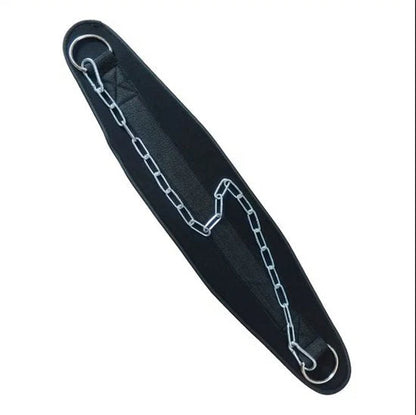 Dip Belt with Chain – Adjustable Weightlifting Belt for Pull-Ups & Dips
