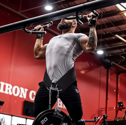 Dip Belt with Chain – Adjustable Weightlifting Belt for Pull-Ups & Dips