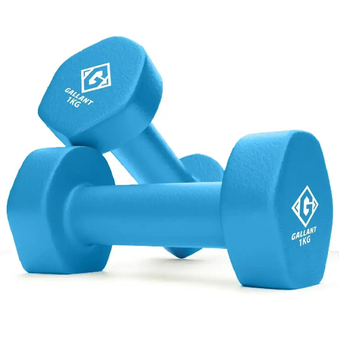 Neoprene Dumbbells (Pair) – Hand Weights for Home & Fitness Training