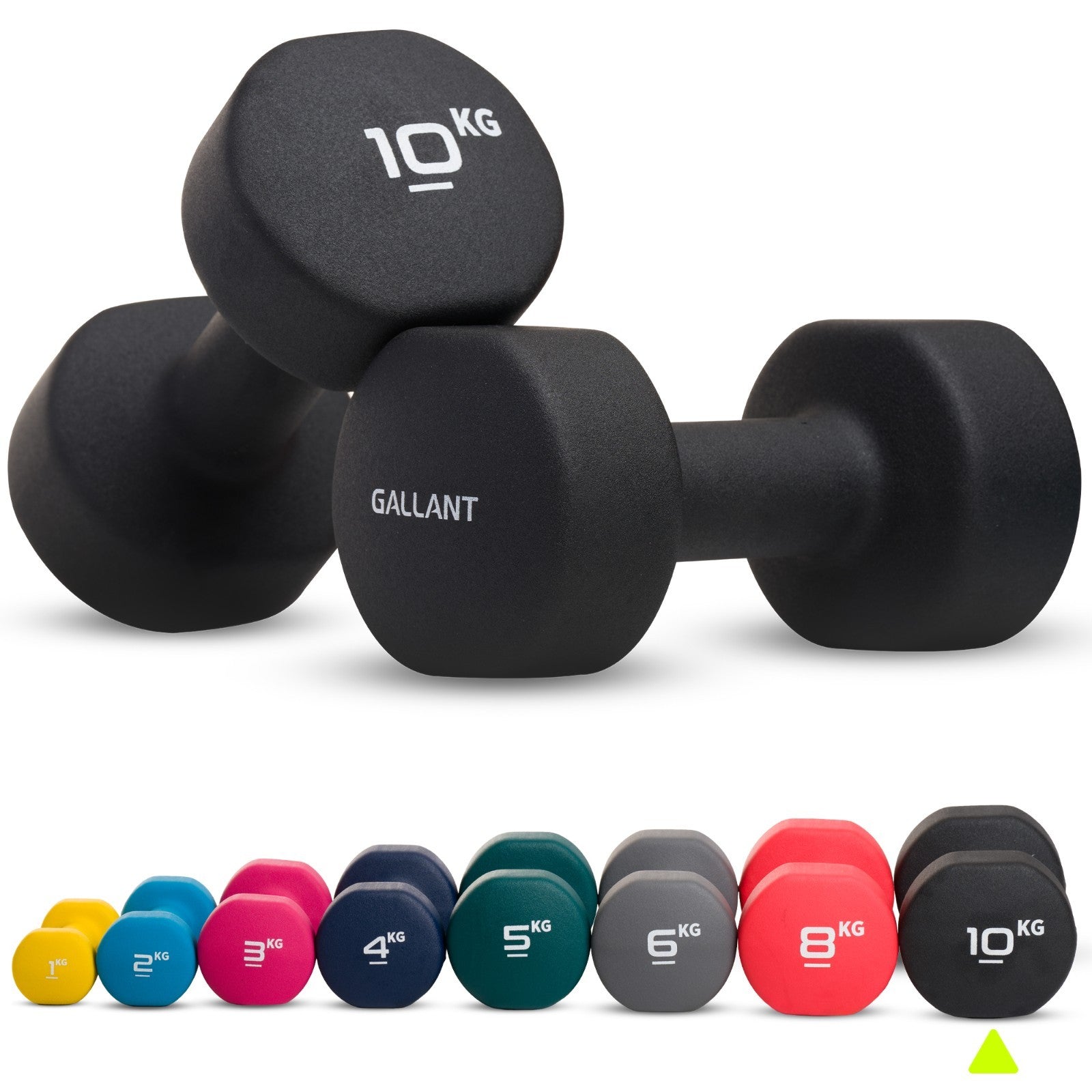 Neoprene Dumbbells (Pair) – Hand Weights for Home & Fitness Training