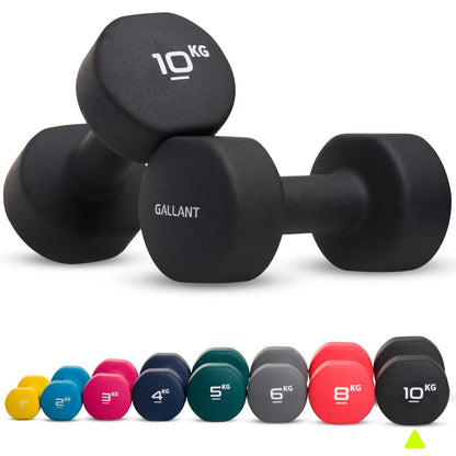 Neoprene Dumbbells (Pair) – Hand Weights for Home & Fitness Training