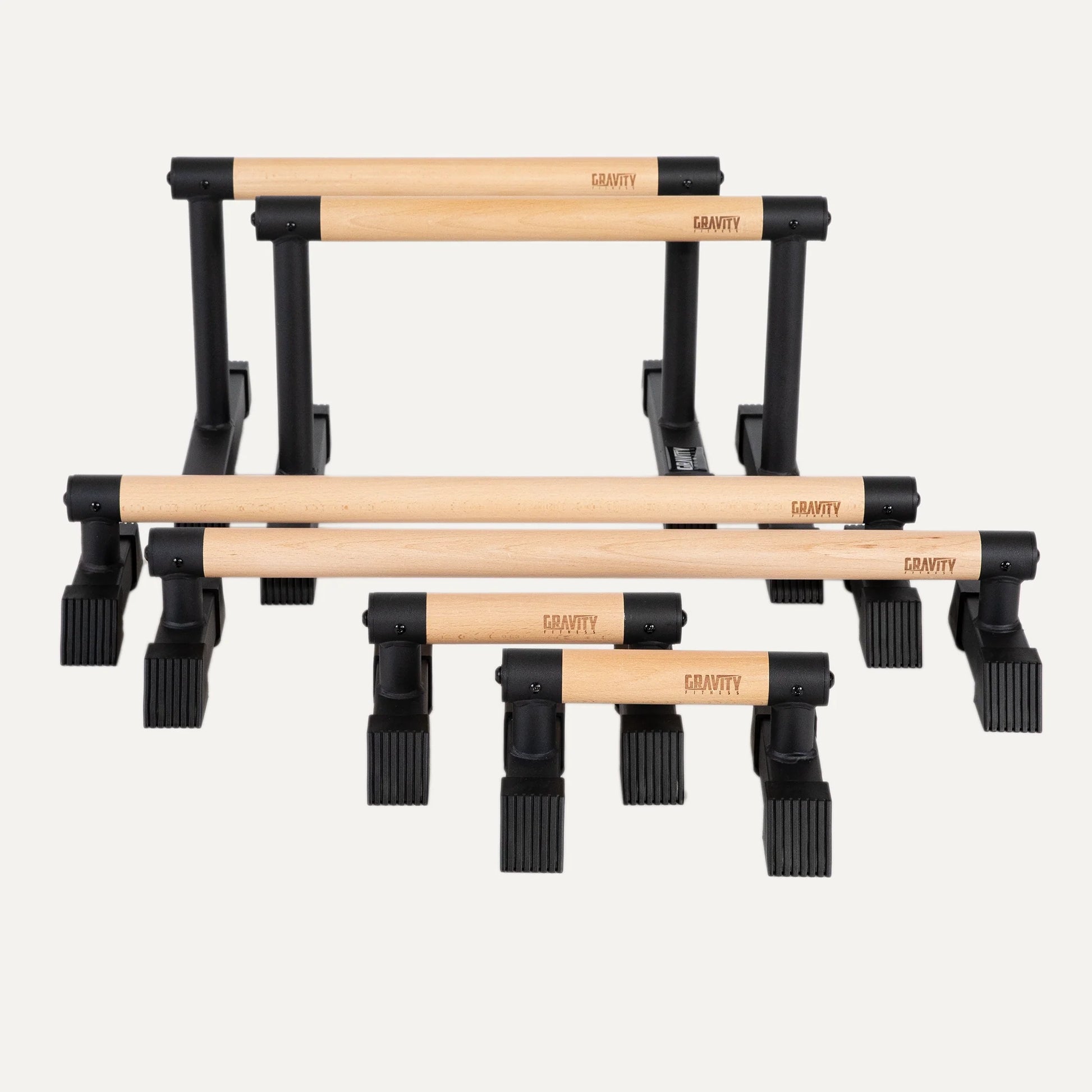 Pro Hybrid Parallettes Bars – Medium Calisthenics Bars for Strength Training
