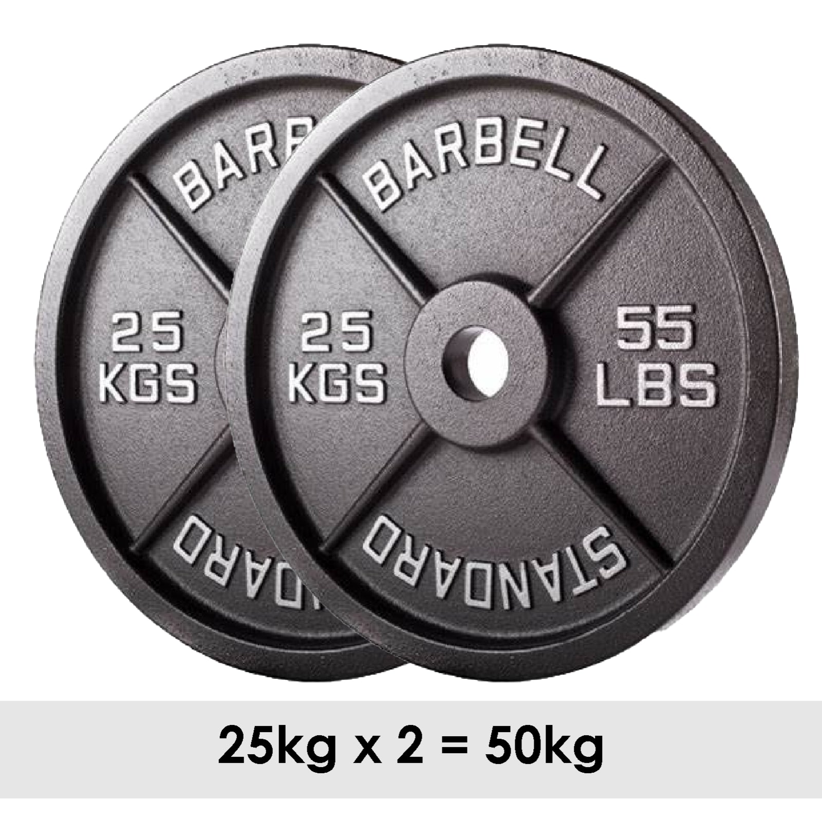 Cast Iron Weight Plates (Pair) – 2” Olympic Barbell Plates  🔹 SEO Optimised