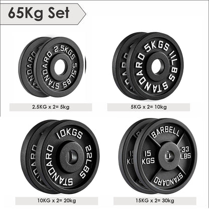 Cast Iron Weight Plates (Pair) – 2” Olympic Barbell Plates  🔹 SEO Optimised