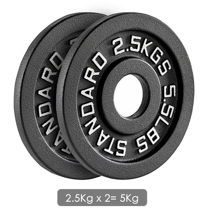 Cast Iron Weight Plates (Pair) – 2” Olympic Barbell Plates  🔹 SEO Optimised