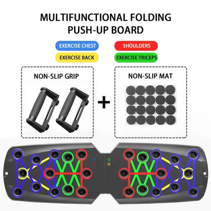 Push-Up Board Set – Foldable Multi-Function Training Board with Handles