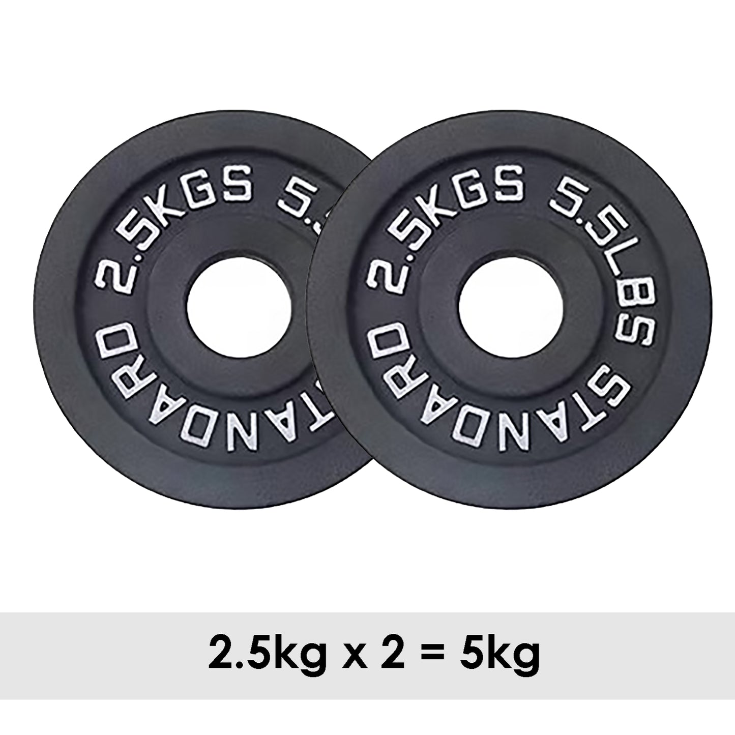 Cast Iron Weight Plates (Pair) – 2” Olympic Barbell Plates  🔹 SEO Optimised