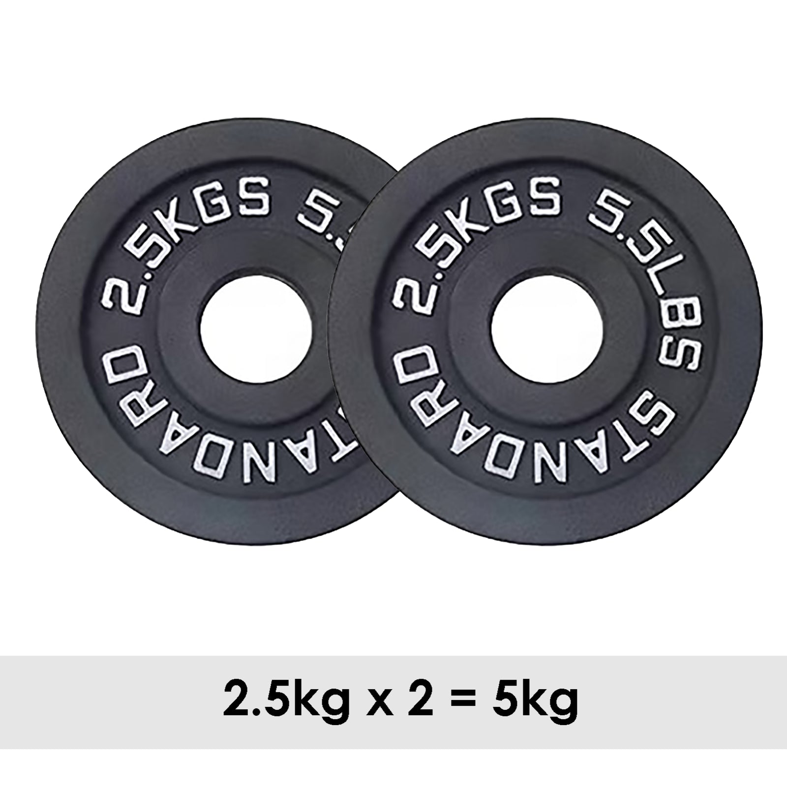 Cast Iron Weight Plates (Pair) – 2” Olympic Barbell Plates  🔹 SEO Optimised