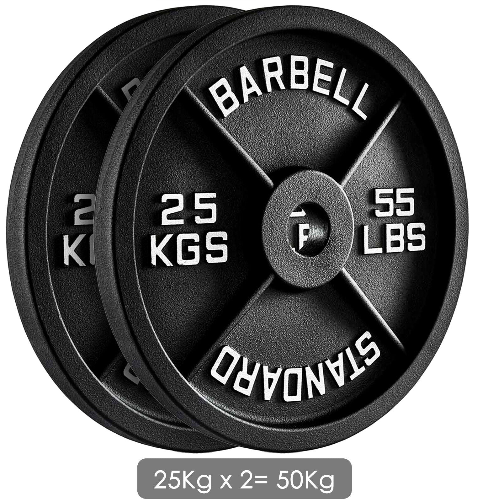 Cast Iron Weight Plates (Pair) – 2” Olympic Barbell Plates  🔹 SEO Optimised