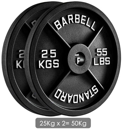 Cast Iron Weight Plates (Pair) – 2” Olympic Barbell Plates  🔹 SEO Optimised