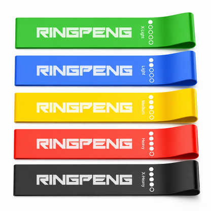 Flow Resistance Loop Bands – Hip & Leg Training Set | 5 Resistance Levels