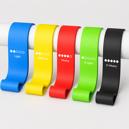 Flow Resistance Loop Bands – Hip & Leg Training Set | 5 Resistance Levels