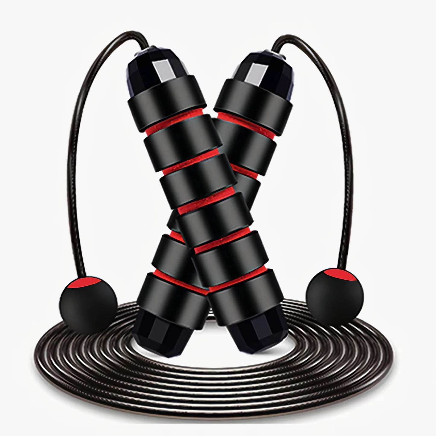 Speed Jump Rope – Adjustable Tangle-Free Rope with Foam Handles