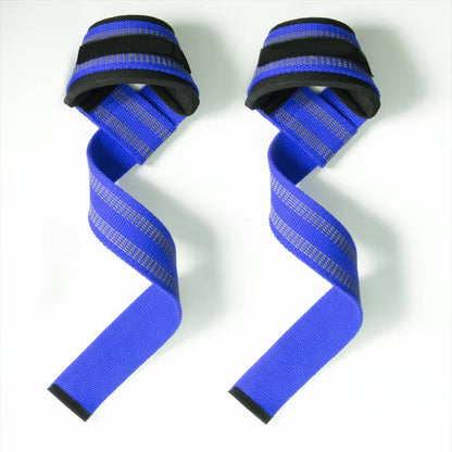 1Pair Non-Slip Strap Gym Dumbbell Workout Weights Lifting Straps Crossfit Fitness Equipment Wrist Wrap Lift Exercise Training