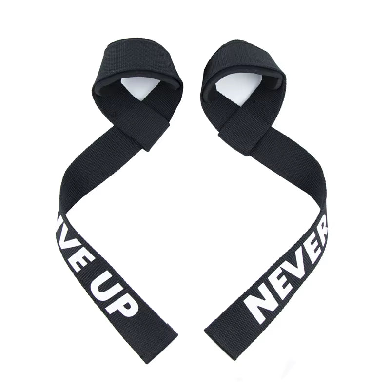 1Pair Non-Slip Strap Gym Dumbbell Workout Weights Lifting Straps Crossfit Fitness Equipment Wrist Wrap Lift Exercise Training