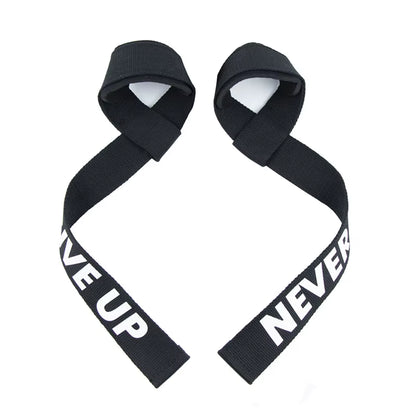 1Pair Non-Slip Strap Gym Dumbbell Workout Weights Lifting Straps Crossfit Fitness Equipment Wrist Wrap Lift Exercise Training