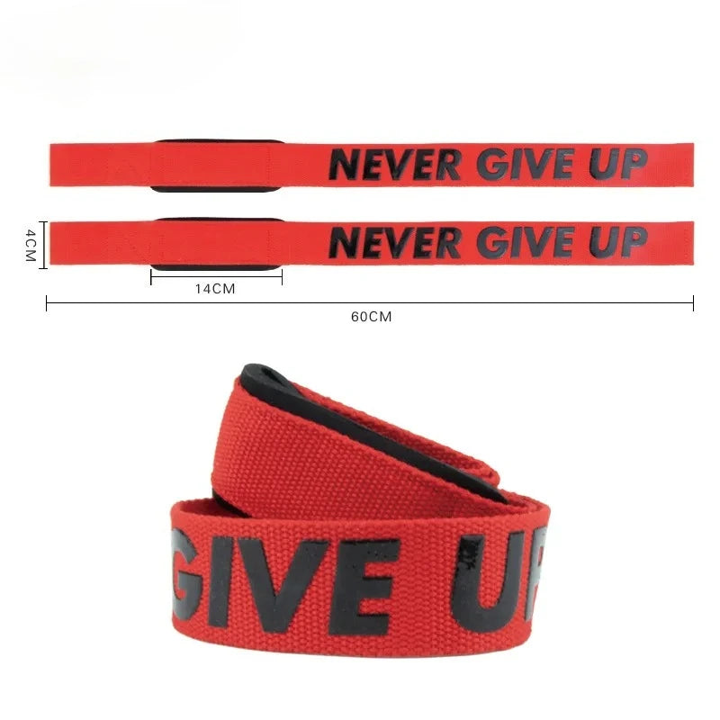 1Pair Non-Slip Strap Gym Dumbbell Workout Weights Lifting Straps Crossfit Fitness Equipment Wrist Wrap Lift Exercise Training