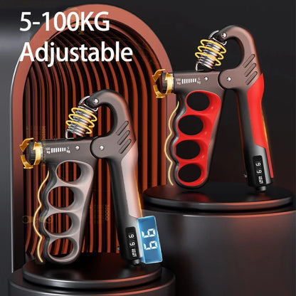 5-60/100/150Kg Grip Strengthener, Adjustable Muscle Recovery Fitness Gripper