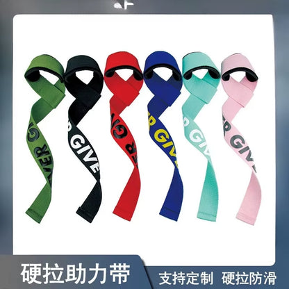 1Pair Non-Slip Strap Gym Dumbbell Workout Weights Lifting Straps Crossfit Fitness Equipment Wrist Wrap Lift Exercise Training