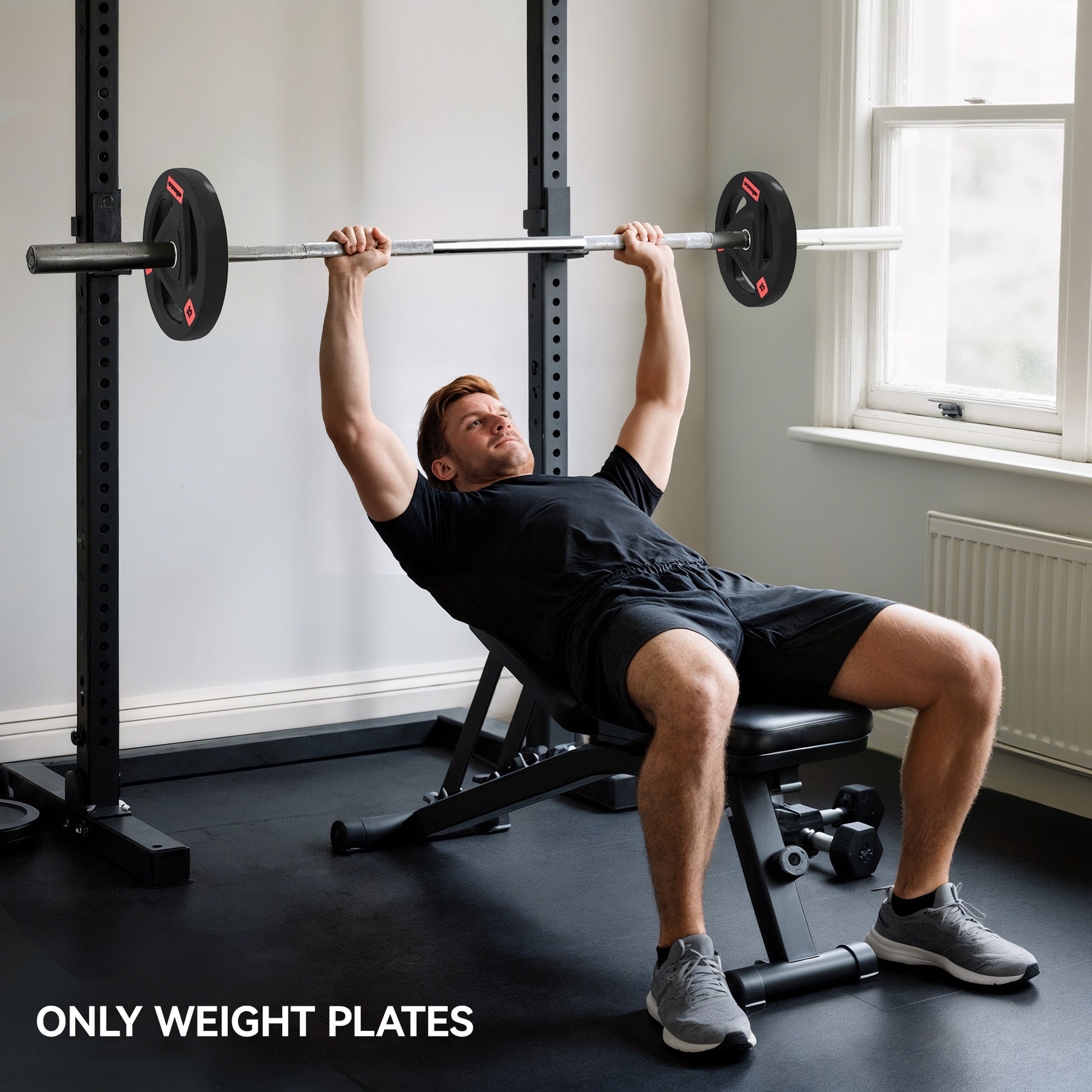 2 x 10KG Olympic Weight Plates – Tri-Grip Design (5cm Hole)