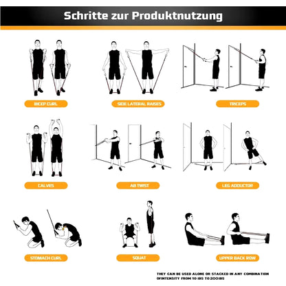 Resistance Bands Set – Adjustable Strength Training Bands
