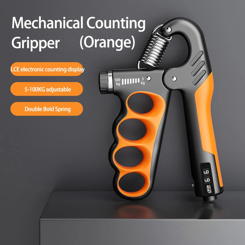 5-60/100/150Kg Grip Strengthener, Adjustable Muscle Recovery Fitness Gripper