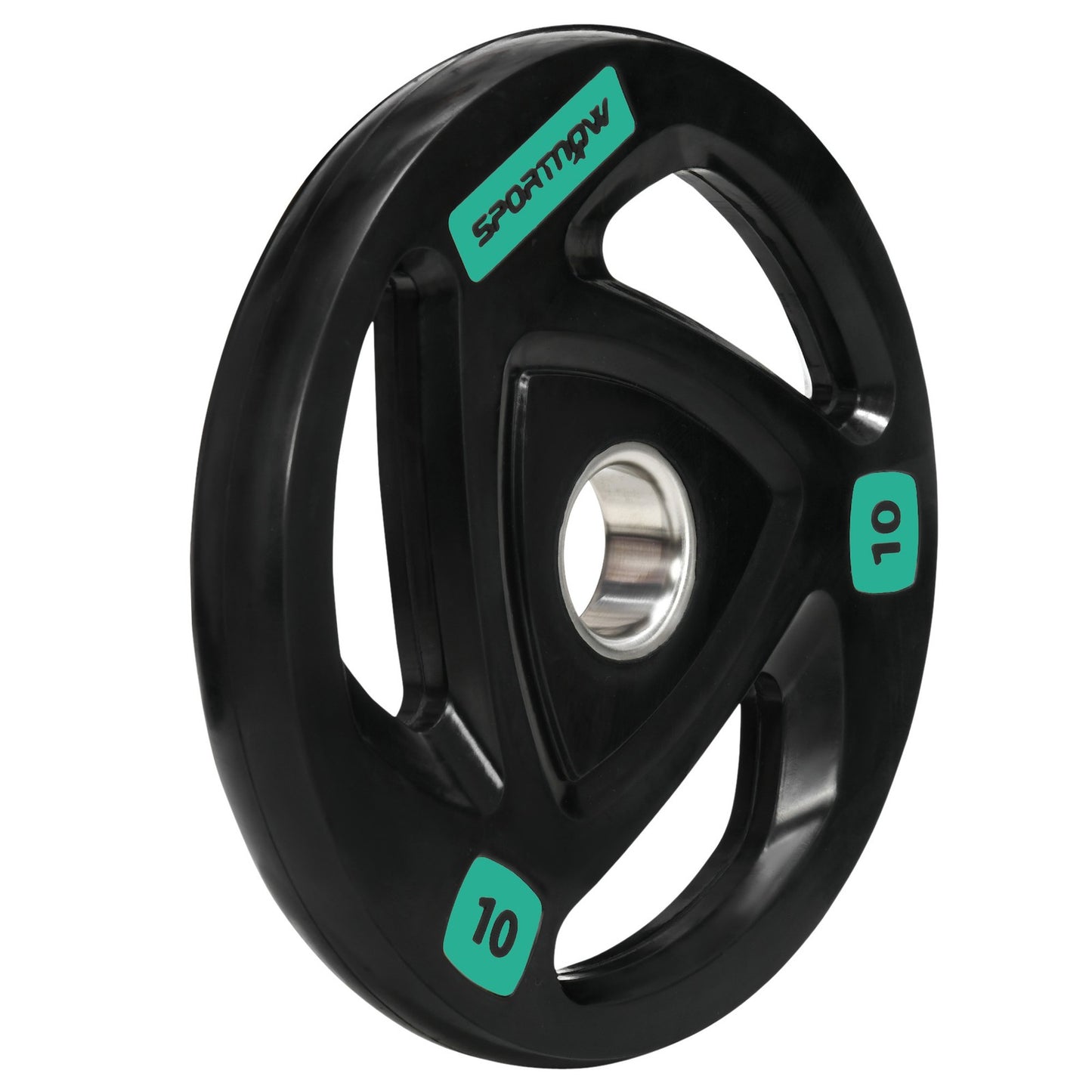 2 x 10KG Olympic Weight Plates – Tri-Grip Design (5cm Hole)