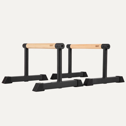 Pro Hybrid Parallettes Bars – Medium Calisthenics Bars for Strength Training