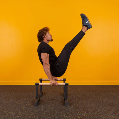 Pro Hybrid Parallettes Bars – Medium Calisthenics Bars for Strength Training