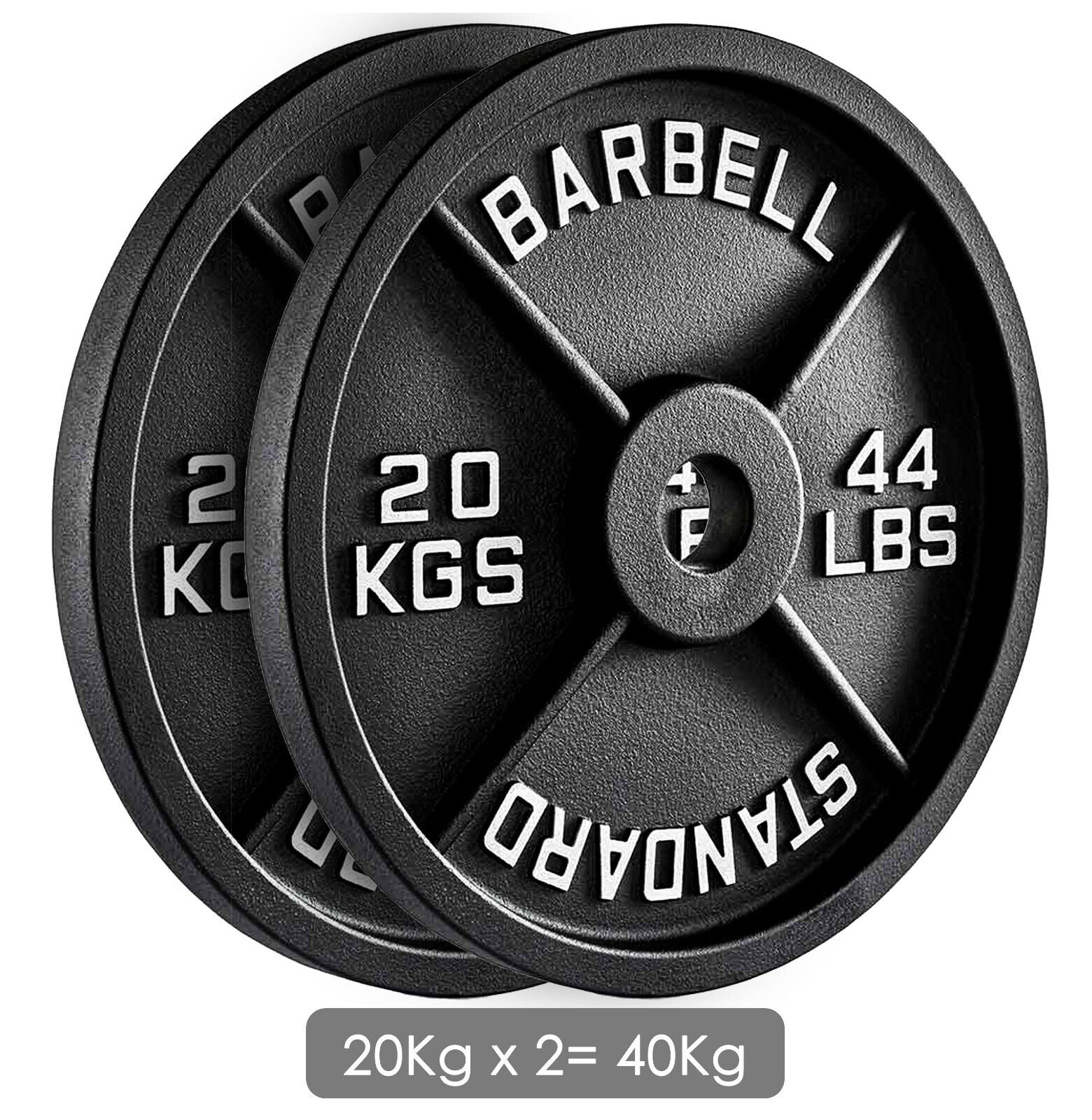 Cast Iron Weight Plates (Pair) – 2” Olympic Barbell Plates  🔹 SEO Optimised