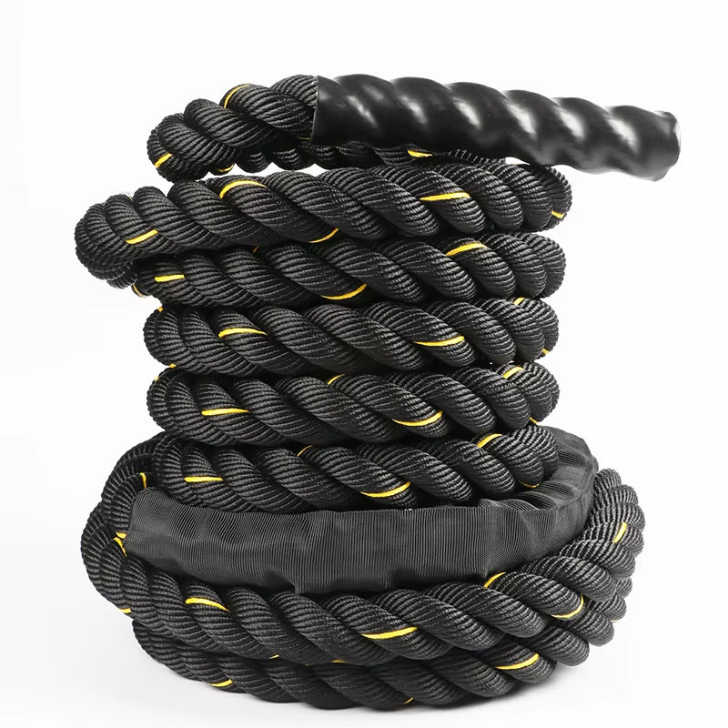 Weighted Jump Rope Gym Outdoor Home Fitness Exercise Physical Training Battle Rope Battling Strength Training Fitness Rope