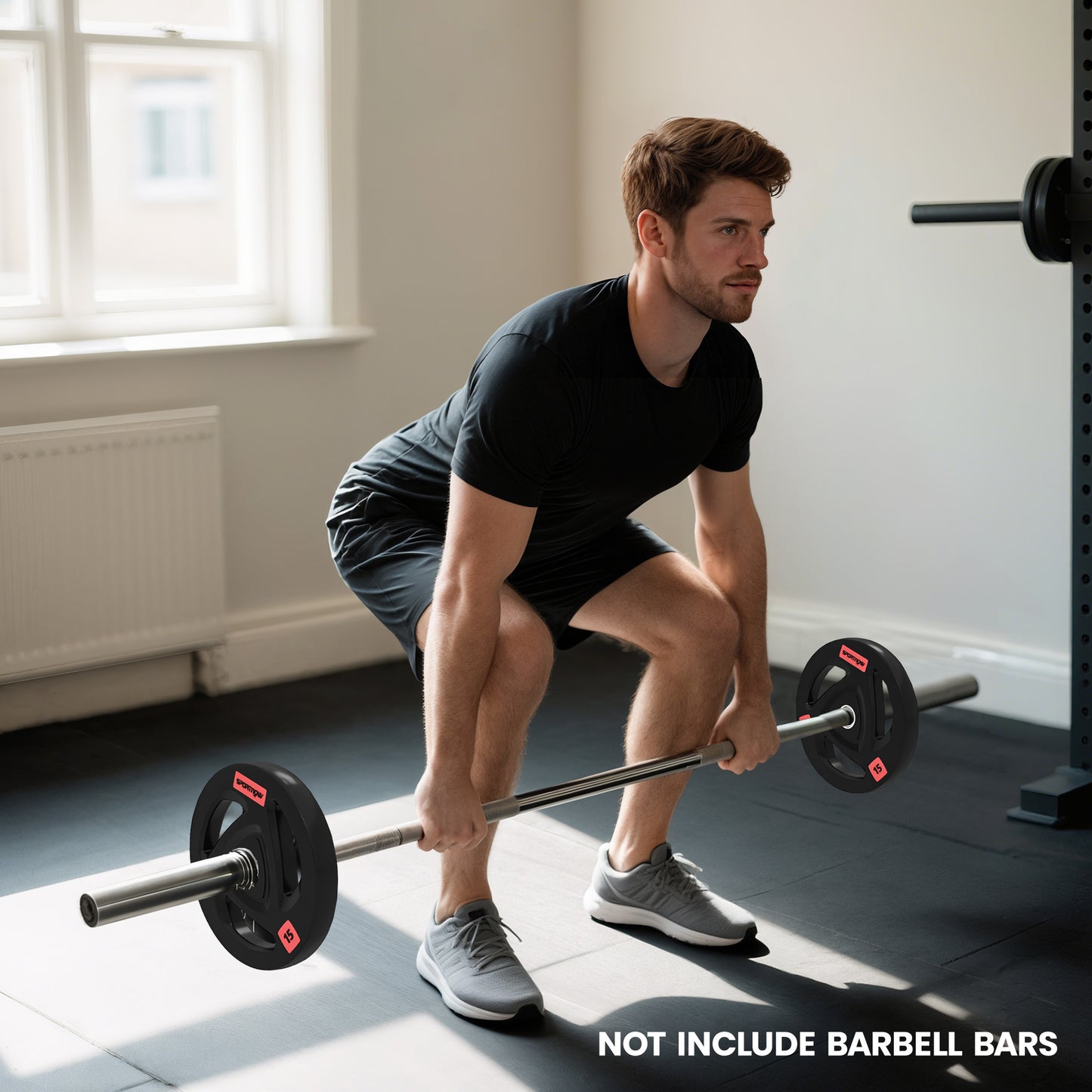 2 x 10KG Olympic Weight Plates – Tri-Grip Design (5cm Hole)